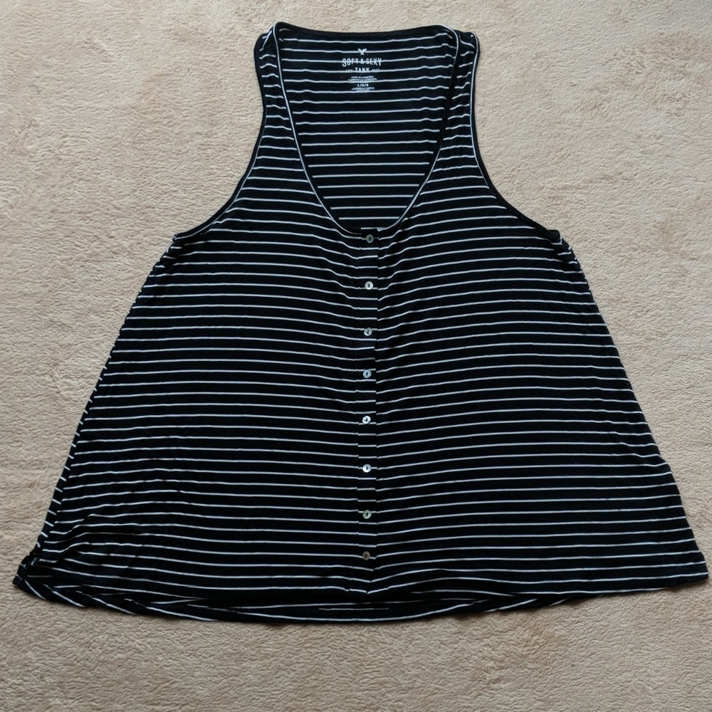 Oversized Button Up Tank